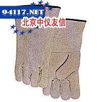 灰色牛二层皮上身焊服