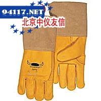 AP-0909金黄色牛二层皮手套