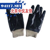 1111黑色PVC全浸手套