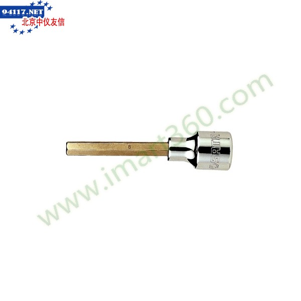 12.5MM系列100MM长六角旋具套筒10MM；25206
