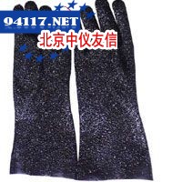 1224黑色PVC全浸手套