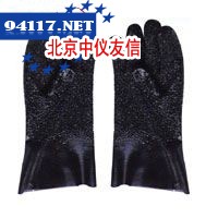 1225黑色PVC全浸手套
