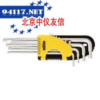 H05SM209S-9件套英制长球型内六角扳手