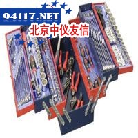 190件套公制及英制综合工具配工具箱