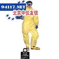 2501带帽全遮蔽化学防护服