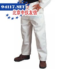 白色帆布下身工作裤XL码