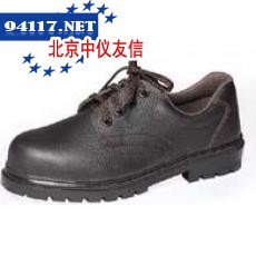 60710801款低帮黑色钢头橡胶低耐高温安全鞋