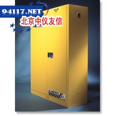 60加仑黄色安全柜，双门，手动