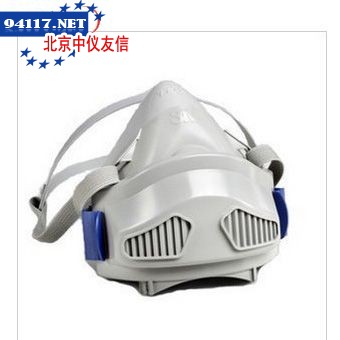 7772硅胶半面型单滤盒防尘面罩(中号)