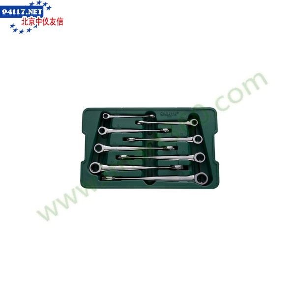 10件套加长型X柄两用快扳；08016