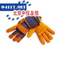 AP-1511金黄色皮驳掌手套