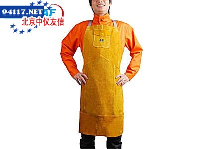 AP-6101金黄色全皮护胸围裙