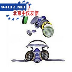双滤盒半面罩