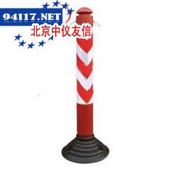 PVC警示柱红白相间，Φ100mm×850mm
