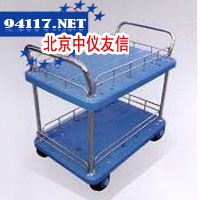 二层护栏式手推车