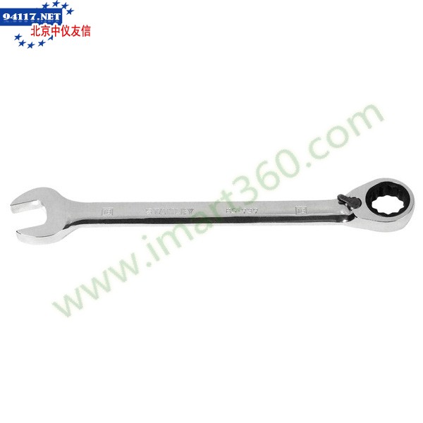 公制精抛光双向棘开两用快扳19mm；89-515-1-22