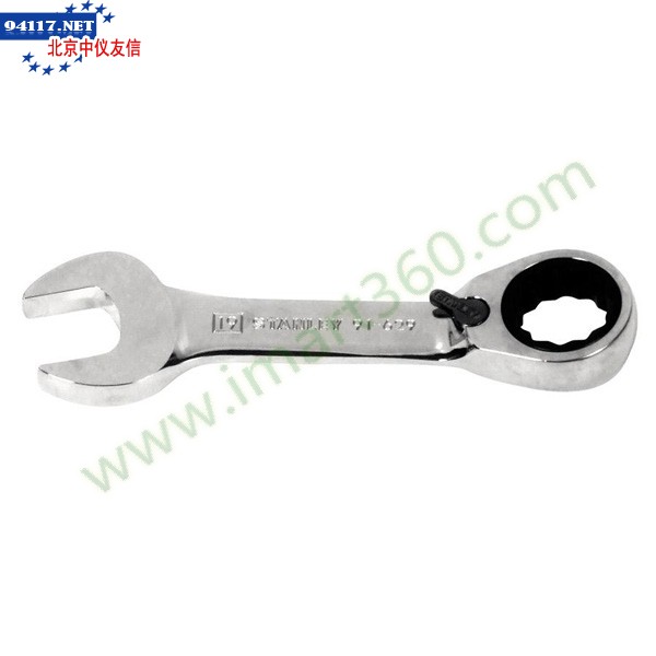 公制精抛光双向棘开两用短快扳10mm；91-620-1-22