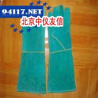 绿色电焊手套
