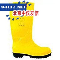 黄身黑底防化靴