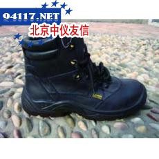 黑色油皮工作鞋