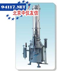 TZ50不锈钢塔式蒸汽重蒸馏水器