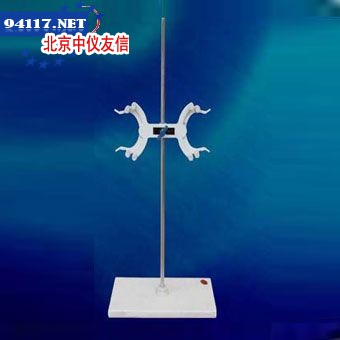 4190滴定台 底座嵌入黑白双色人造材质板 底座长:300mm