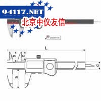 500-682CD-6防水数显卡尺