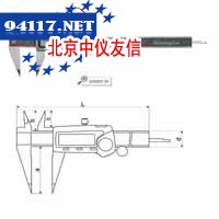 细尖爪数显卡尺（111系列）