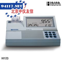 HI123A实验室高精度pH/ORP/ISE/温度测定仪【内置打印】