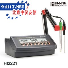 HI2221C专业实验室pH/ORP/温度测定仪