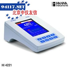 HI4321HANNA实验室高精度彩屏电导率测定仪