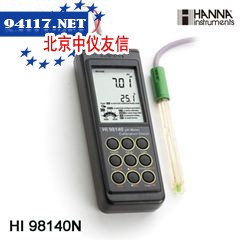 HI98140便携式微电脑PH/℃测定仪