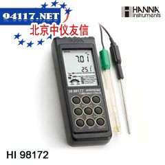 HI98172高性能防水型PH/ORP/ISE/℃测定仪