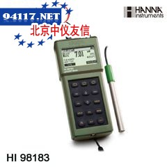 HI98184高精度防水型pH/ORP/ISE/温度测定仪