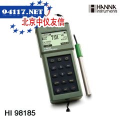 HI98185高精度防水型pH/ORP/ISE/温度测定仪