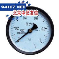 Y-100ZT系列轴向带边压力表