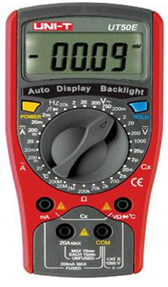 ������UNI-T ���ͱ�׼�������ñ�UT50E