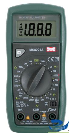 �����Ǳ�MASTECH ��ͨ�ֳ�ʽ���ֶ��ñ�MS8221A