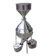 不锈钢钟鼎式分样器 大号/中号/小号