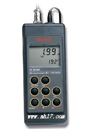 防水型多功能便携式EC/TDS/NaCl/温度测试仪HI98360